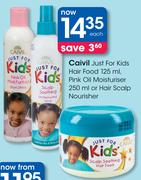 Special Caivil Just For Kids Hair Food 125ml Pink Oil Moisturiser