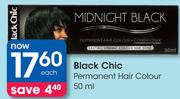 Black Chic Permanent Hair Colour-50ml