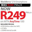 Blackberry Z10 Smartphone-On MTN Any Time 100