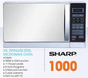Sharp 25L Stainless Steel  Microwave Oven (R75MR)