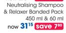 Sofn'Free Neutralising Shampoo & Relaxer Banded Pack-450 & 60ml
