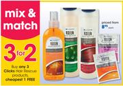 Clicks Hair Rescue Products