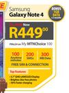 Samsung Galaxy Note 4-On My MTNChoice 100