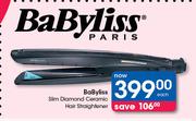 Babyliss Slim Diamond Ceramic Hair Straightener-Each