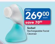 Sorbet Rechargeable Facial Cleanser-Each