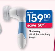 Safeway 4In1 Face & Body Brush-Each