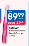 Safeway Battery Operated Beauty Trimmer S3901-Each