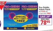 Pro-Oxidin Value Pack 60 Plus 60 Capsules Free