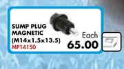 Hyundai i20 Sump Plug Magnetic (M14 x 1.5 x 13.5) MP14150-Each