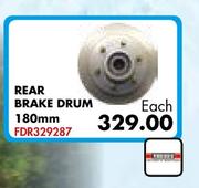 Honda Jazz Rear Brake Drum 180mm FDR329287-Each