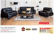 Luca 4 Piece Lounge Suite