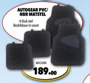 Autogear PVC/NBR Mat stel MA36BK