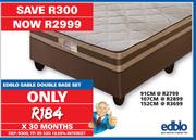 Edblo 152Cm Sable Double Base Set