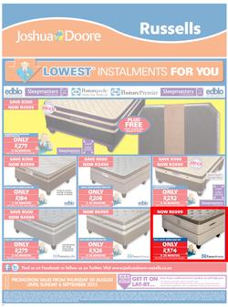 Joshua Doore & Russells : Lowest Installments For You (20 Aug - 6 Sep 2015), page 8