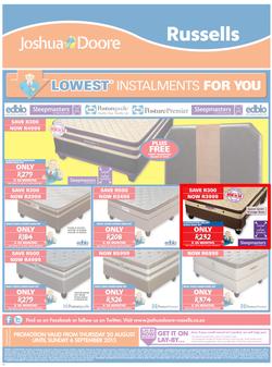 Joshua Doore & Russells : Lowest Installments For You (20 Aug - 6 Sep 2015), page 8