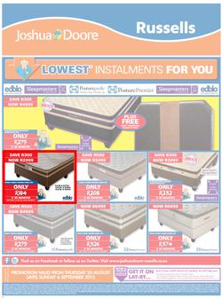 Joshua Doore & Russells : Lowest Installments For You (20 Aug - 6 Sep 2015), page 8