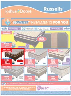 Joshua Doore & Russells : Lowest Installments For You (20 Aug - 6 Sep 2015), page 8