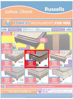 Joshua Doore & Russells : Lowest Installments For You (20 Aug - 6 Sep 2015), page 8