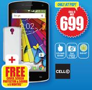 Cell C Wiz + Free Cover, Screen Protector & 500MB x 6 Month