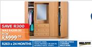 High point Avalon 2 Piece 3 Drawer Multi-Robe