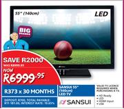 Sansui 55"(140cm) LED TV 