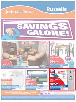 Joshua Doore & Russells : Savings Galore! (23 Mar - 6 Apr 2015), page 8