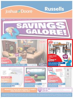 Joshua Doore & Russells : Savings Galore! (23 Mar - 6 Apr 2015), page 8