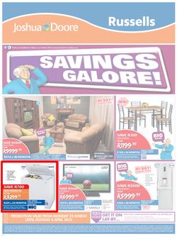 Joshua Doore & Russells : Savings Galore! (23 Mar - 6 Apr 2015), page 8