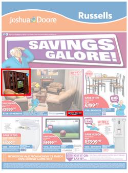 Joshua Doore & Russells : Savings Galore! (23 Mar - 6 Apr 2015), page 8