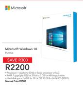 Microsoft Windows 10 Home