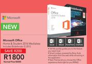 Microsoft Office Home & Student 2016 Medialess