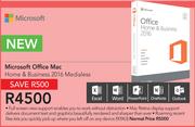 Microsoft Office Mac Home & Business 2016 Medialess