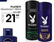 Playboy Deodorant-150ml Each