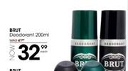 Brut Deodorant-200ml Each