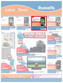 Joshua Doore & Russels : Amazing Deals You Wont Believe! (9 Mar - 22 Mar 2015), page 8