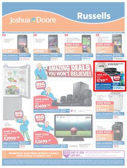 Joshua Doore & Russels : Amazing Deals You Wont Believe! (9 Mar - 22 Mar 2015), page 8
