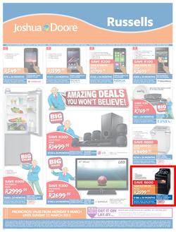 Joshua Doore & Russels : Amazing Deals You Wont Believe! (9 Mar - 22 Mar 2015), page 8