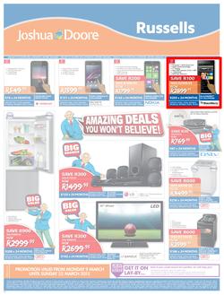 Joshua Doore & Russels : Amazing Deals You Wont Believe! (9 Mar - 22 Mar 2015), page 8