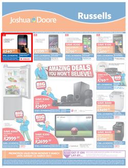 Joshua Doore & Russels : Amazing Deals You Wont Believe! (9 Mar - 22 Mar 2015), page 8