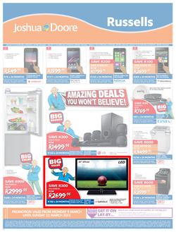 Joshua Doore & Russels : Amazing Deals You Wont Believe! (9 Mar - 22 Mar 2015), page 8
