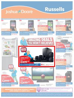 Joshua Doore & Russels : Amazing Deals You Wont Believe! (9 Mar - 22 Mar 2015), page 8