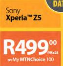 Sony Xperia Z5-On My MTNChoice 100