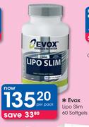 Evox Lipo Slim 60 Softgels-Per Pack