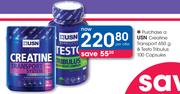 USN Creatine Transport-650g & Testo Tribulus-100 Capsules