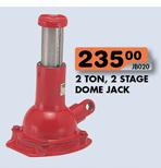 2 Ton, 2 Stage Dome Jack