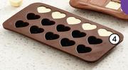 Love To Bake Heart Chocolate Mould