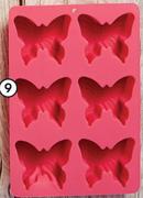 Love To Bake 6-Cup Silicone Butterfly Mould