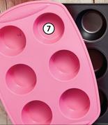 Love To Bake 6-Cup Round Silicone Mould