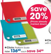 Clicks Platform Scale-Each