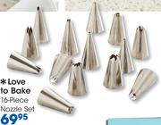 Love To Bake 16 Piece Nozzle Set